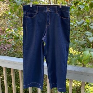 Terra & Sky Capri Flare Jeans Size 16 W